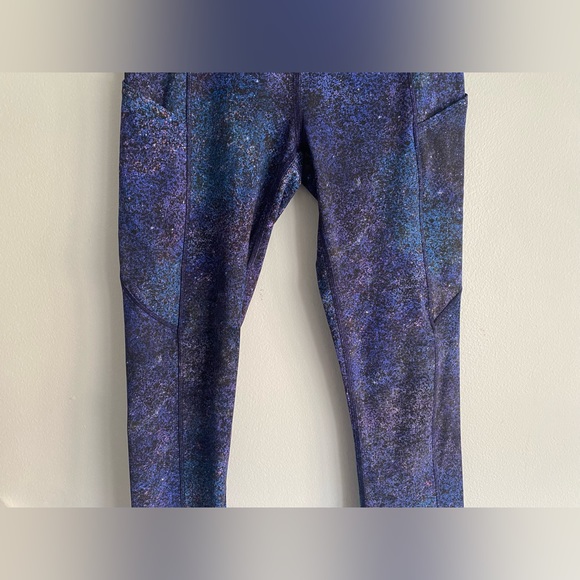 Lululemon Fast & Free High-Rise Crop II Nulux Polar Lights Blue - Size 4, 19” - Picture 13 of 16